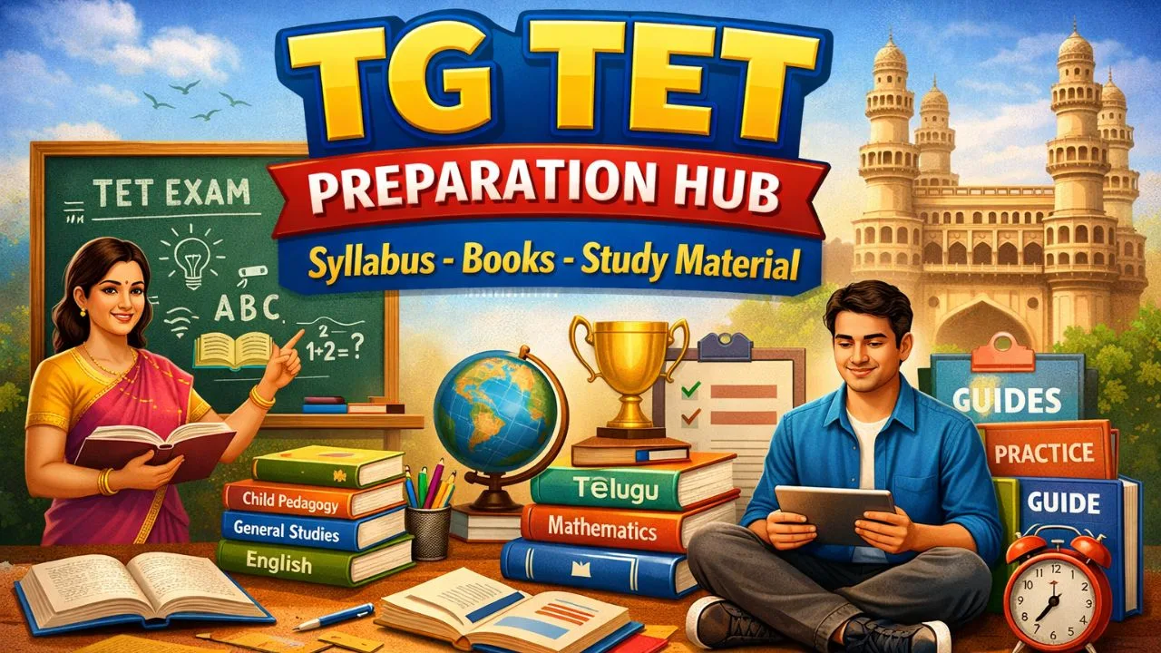 TG TET Preparation Hub – Syllabus, Books, Study Material