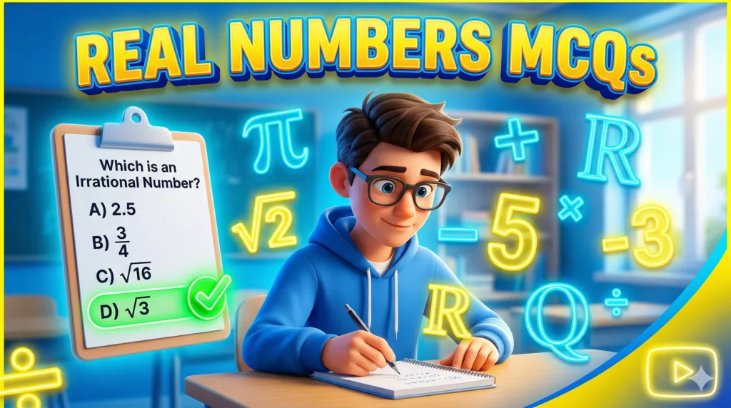 20 Real Numbers MCQs