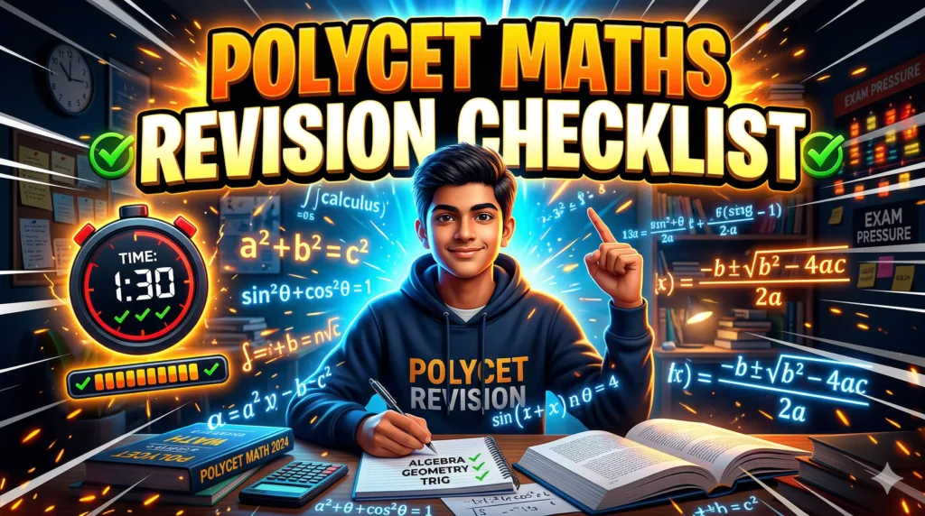 Maths Revision Checklist for POLYCET