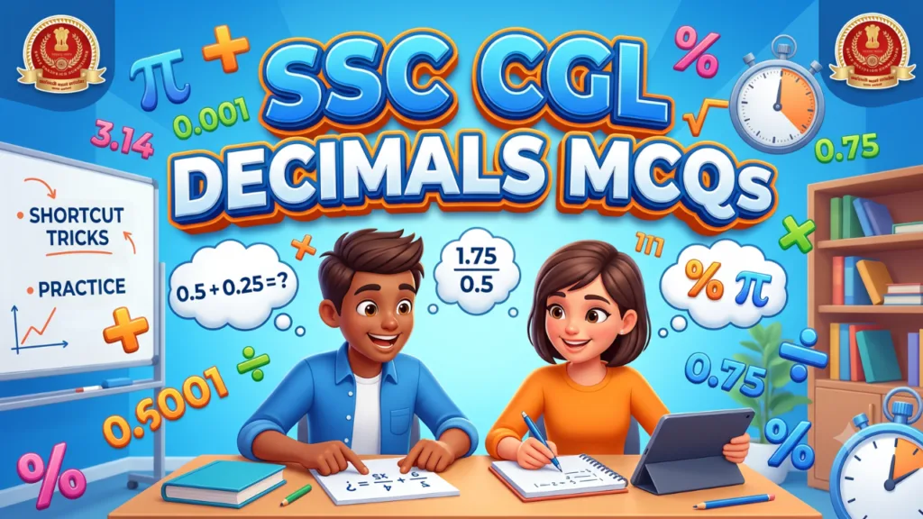 SSC CGL Decimals MCQs