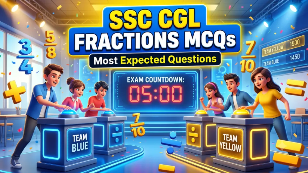 SSC CGL Fractions MCQs