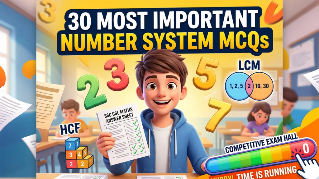 SSC CGL Number System MCQs
