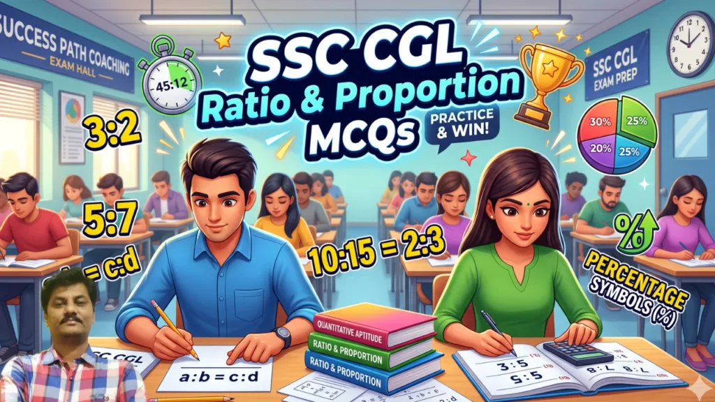 SSC CGL Ratio and Proportion MCQs