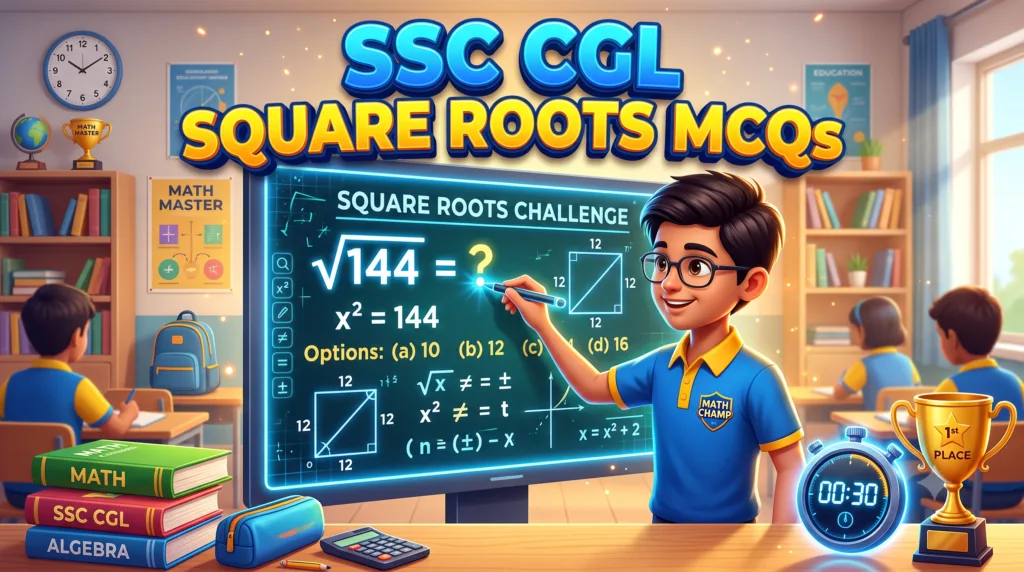 SSC CGL Square Roots MCQs