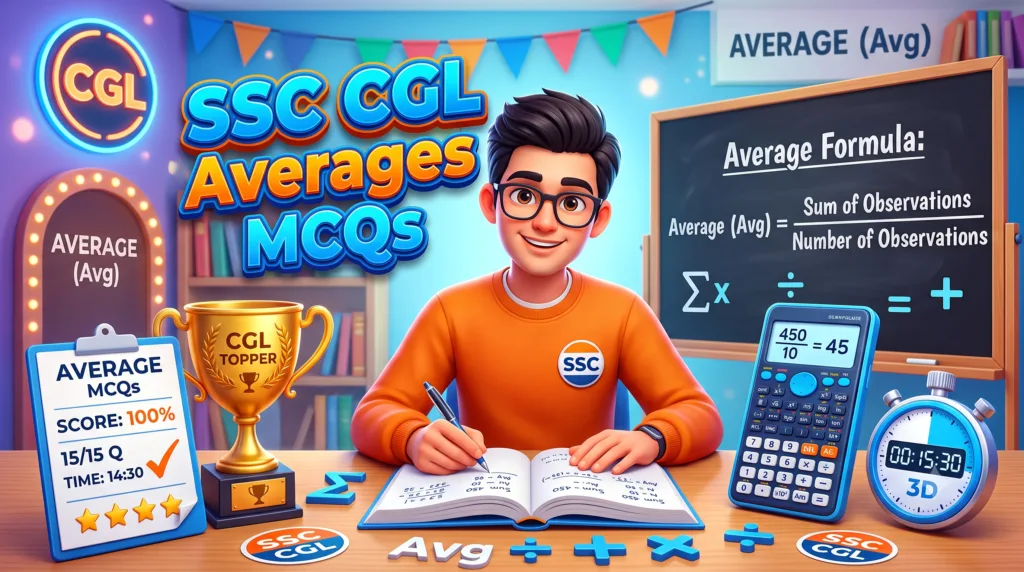 SSC CGL Averages MCQs 1