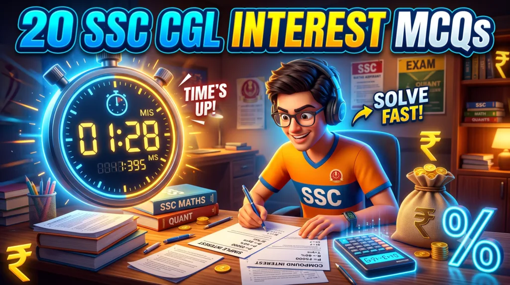 SSC CGL Interest MCQs