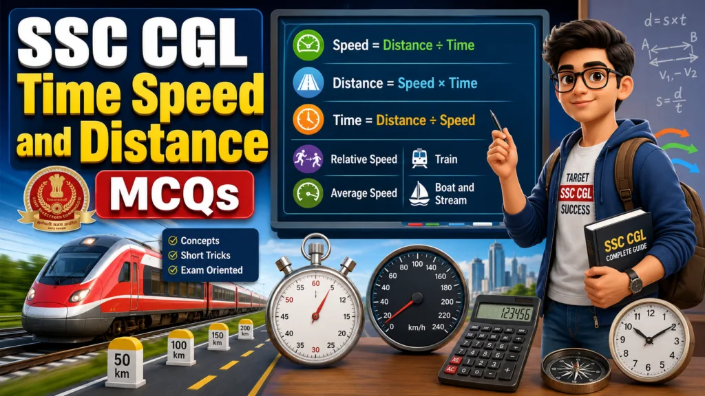 SSC CGL Time, Speed & Distance MCQs