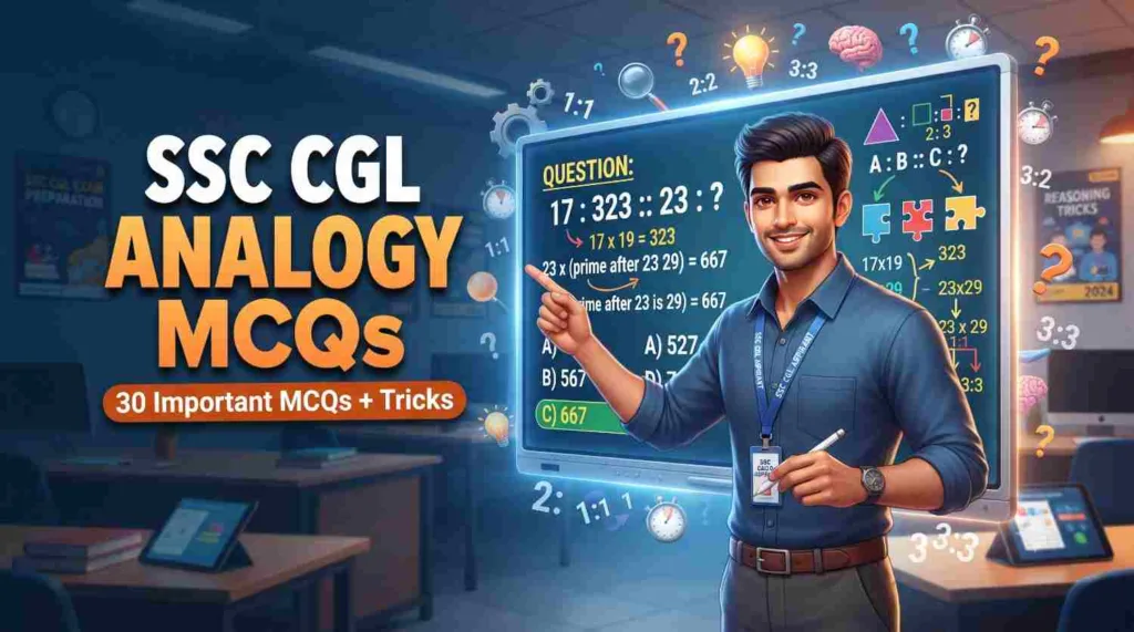 SSC CGL Analogy MCQs