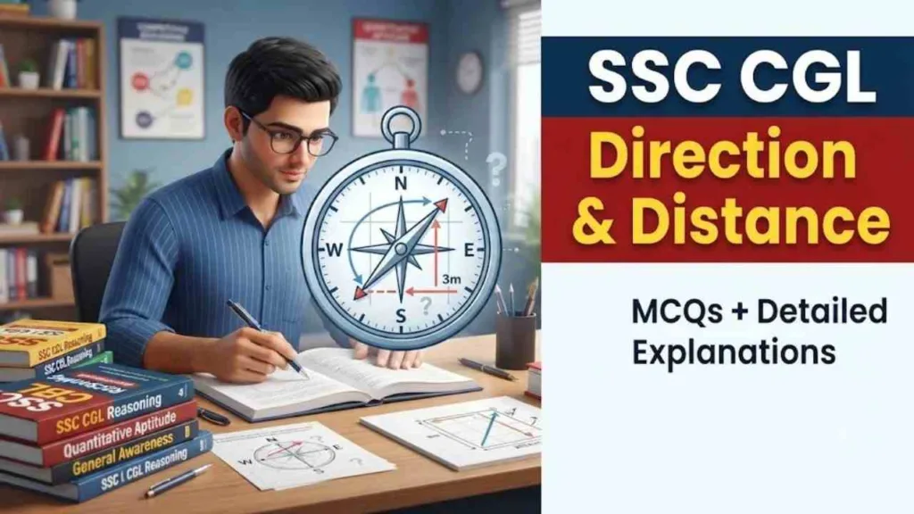 SSC CGL Direction & Distance MCQs-60kb